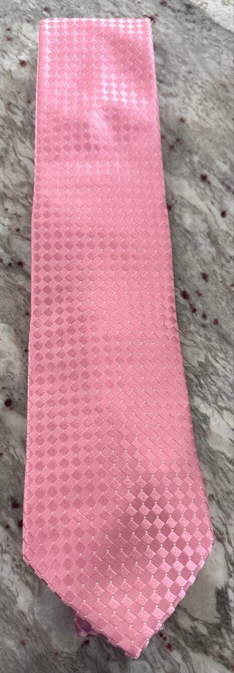 Donald J. Trump Signature Collection Pink Silk Tie – 58.5” Long